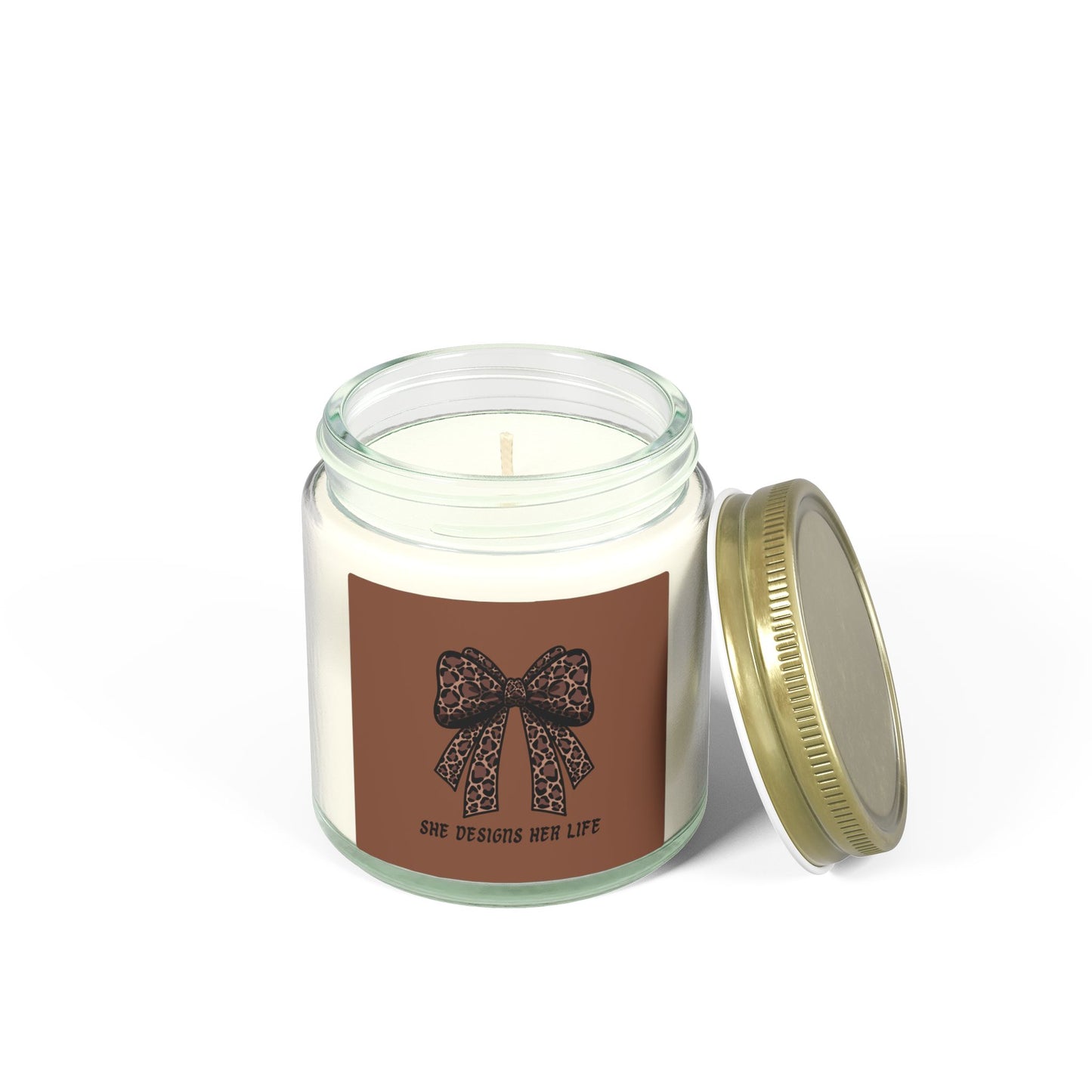 Coconut Apricot Scented Candle — She Designs Her Life Jar (4oz & 9oz)