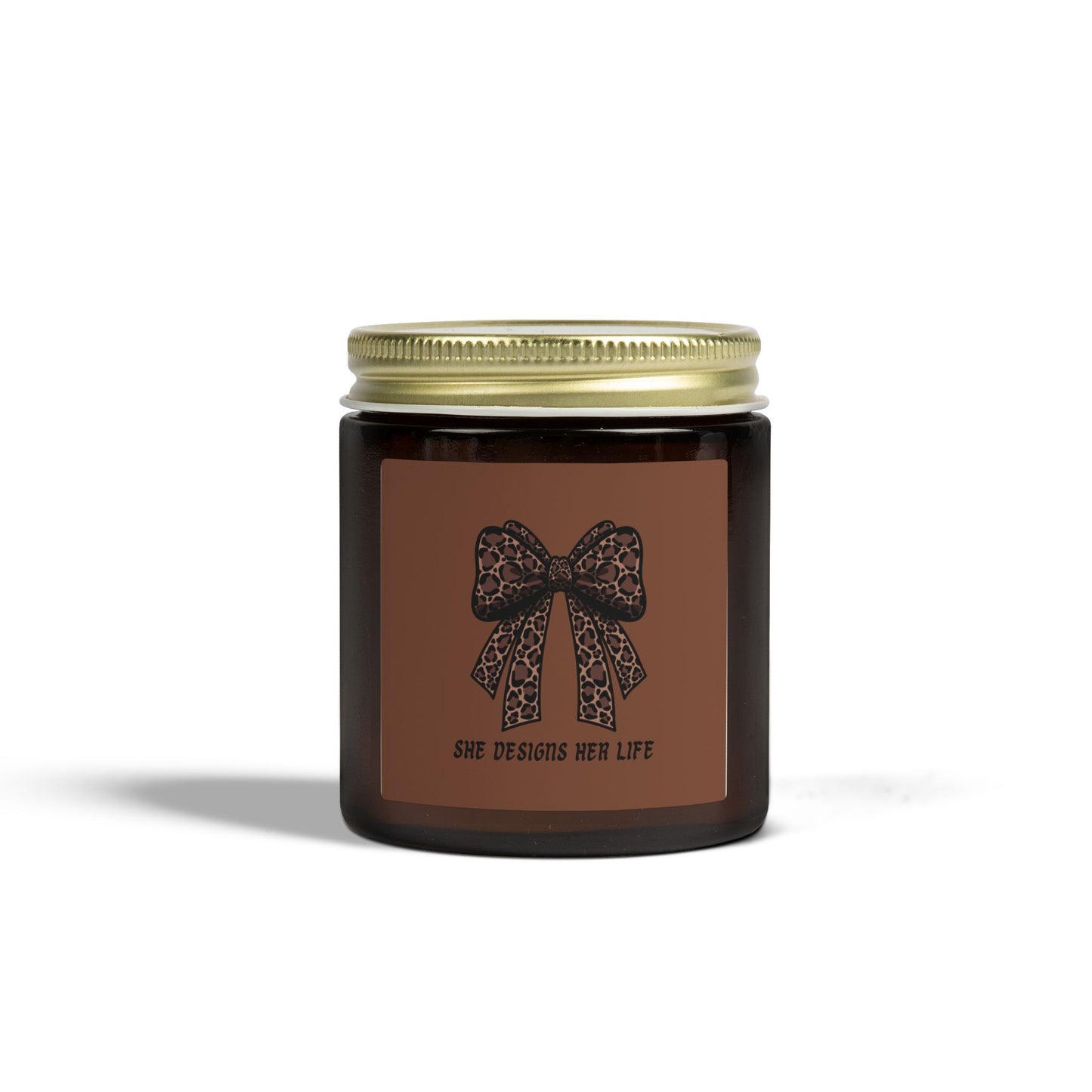 Coconut Apricot Scented Candle — She Designs Her Life Jar (4oz & 9oz)