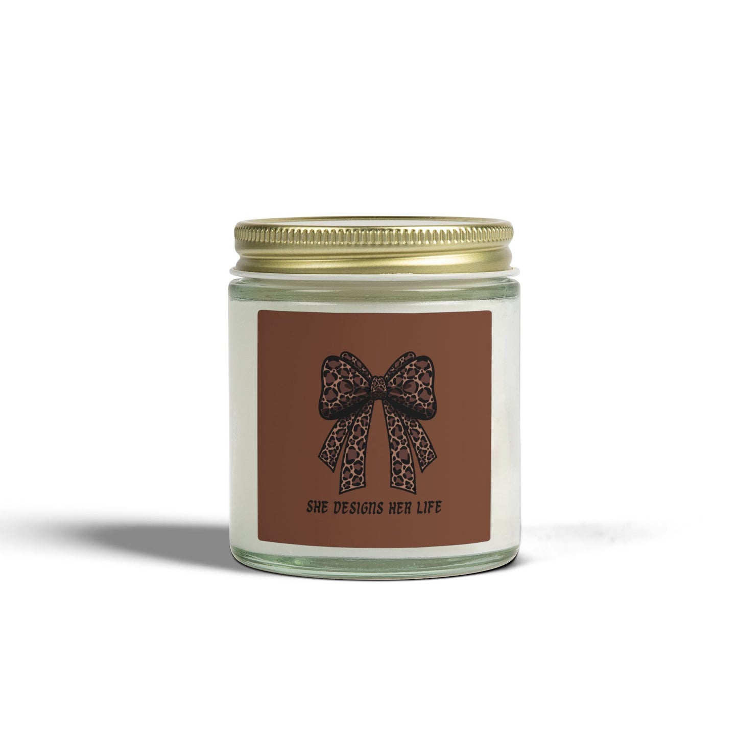 Coconut Apricot Scented Candle — She Designs Her Life Jar (4oz & 9oz)